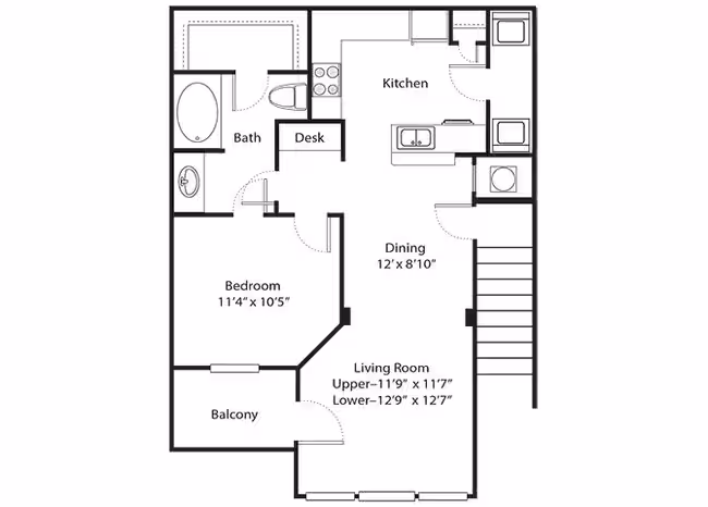 Unit 0406 1406 floor plan